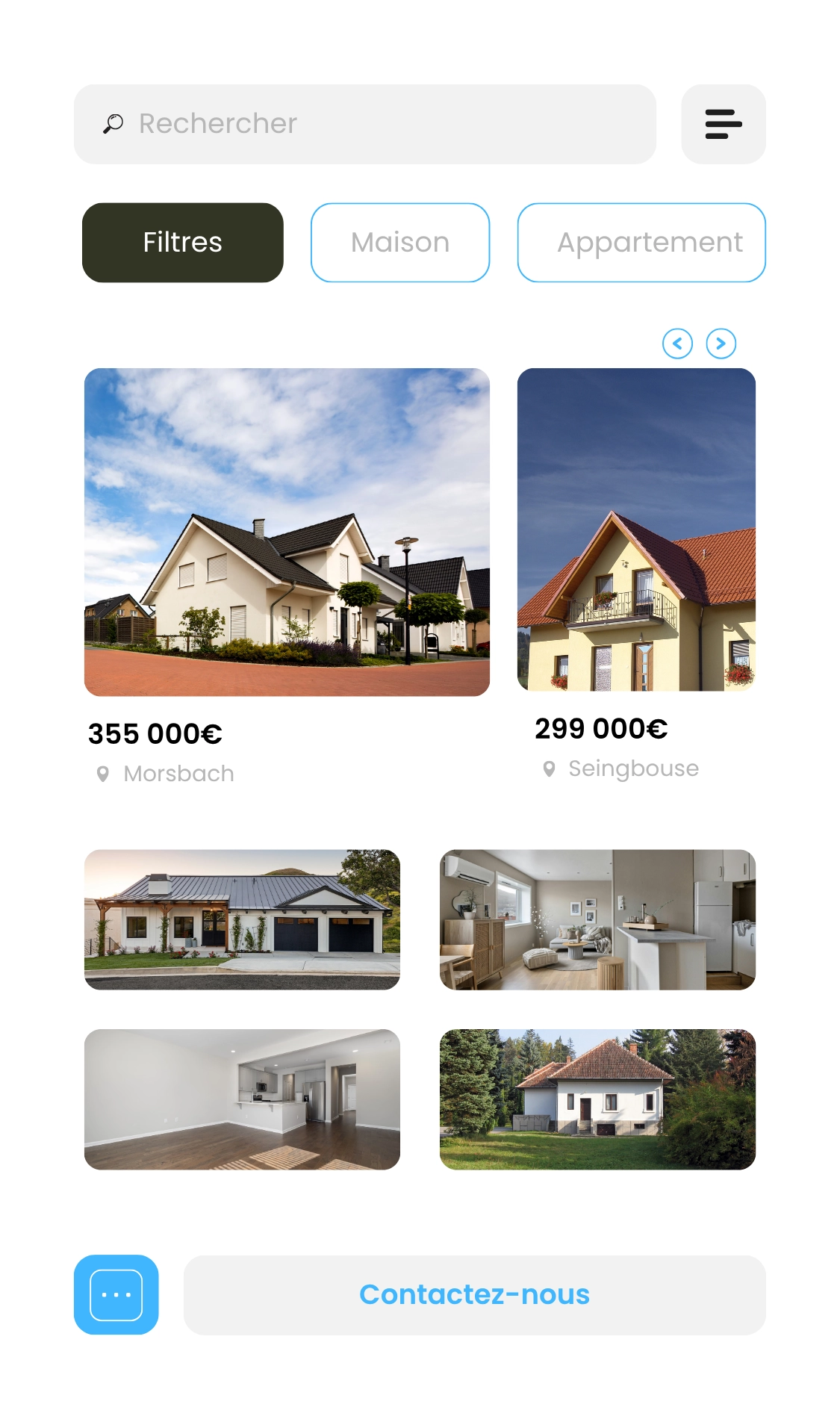modele1-site_internet_immobilier_agence_immobiliere_annonces_biens_maisons_vendre_louer_digitea_agence_de_communication_ bleu filtres de recherche f