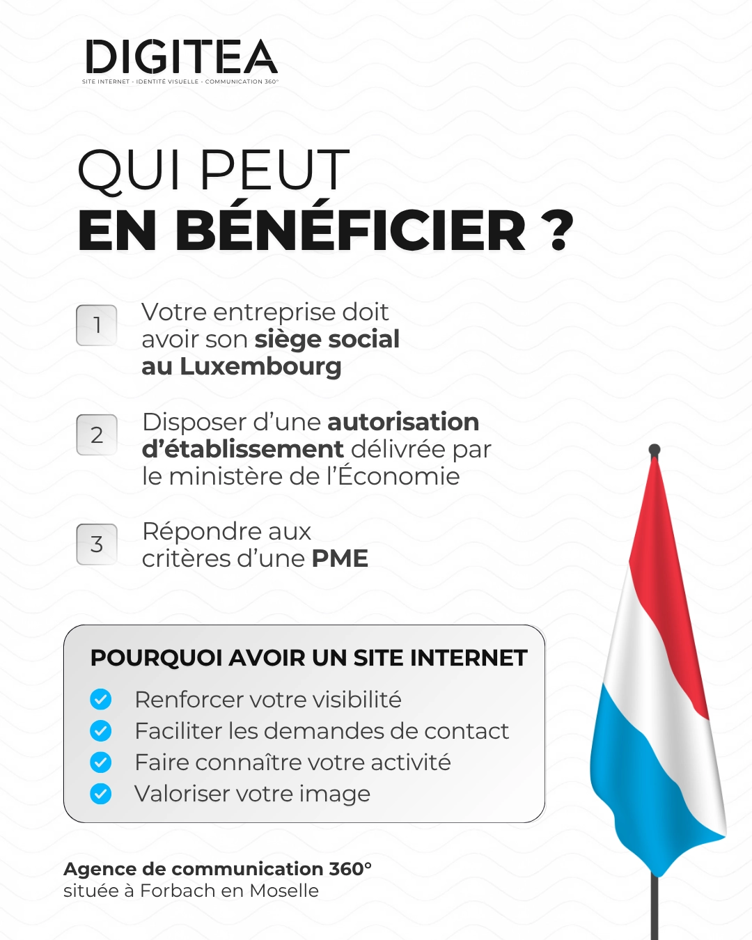 aide financière création de site internet au luxembourg SME Packages – Digital - digitea pme euros