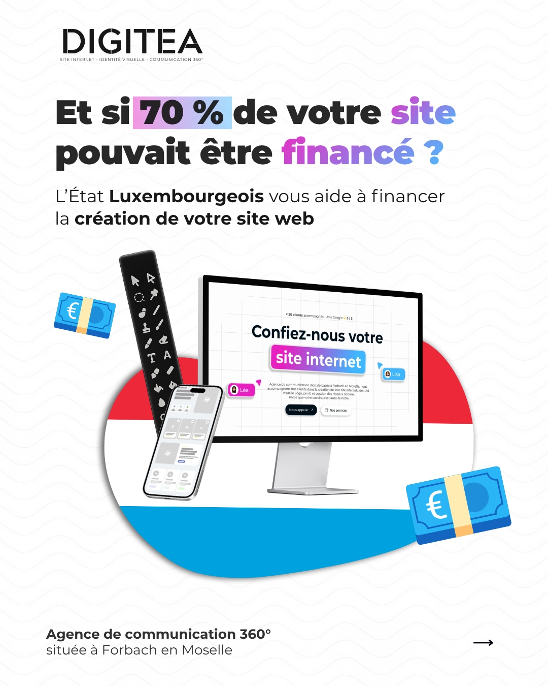 aide financière création de site internet au luxembourg SME Packages – Digital - digitea