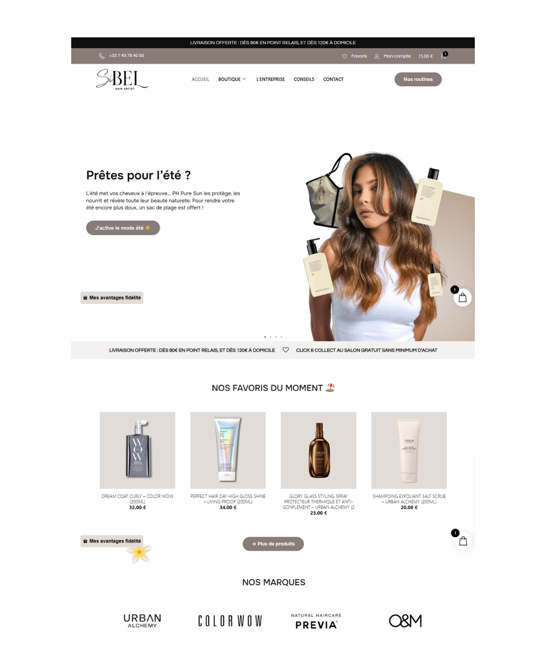 DIGITEA AGENCE DE COMMUNICATION FORBACH - SITE INTERNET SIBEL HAIR ARTIST ACCUEIL png2