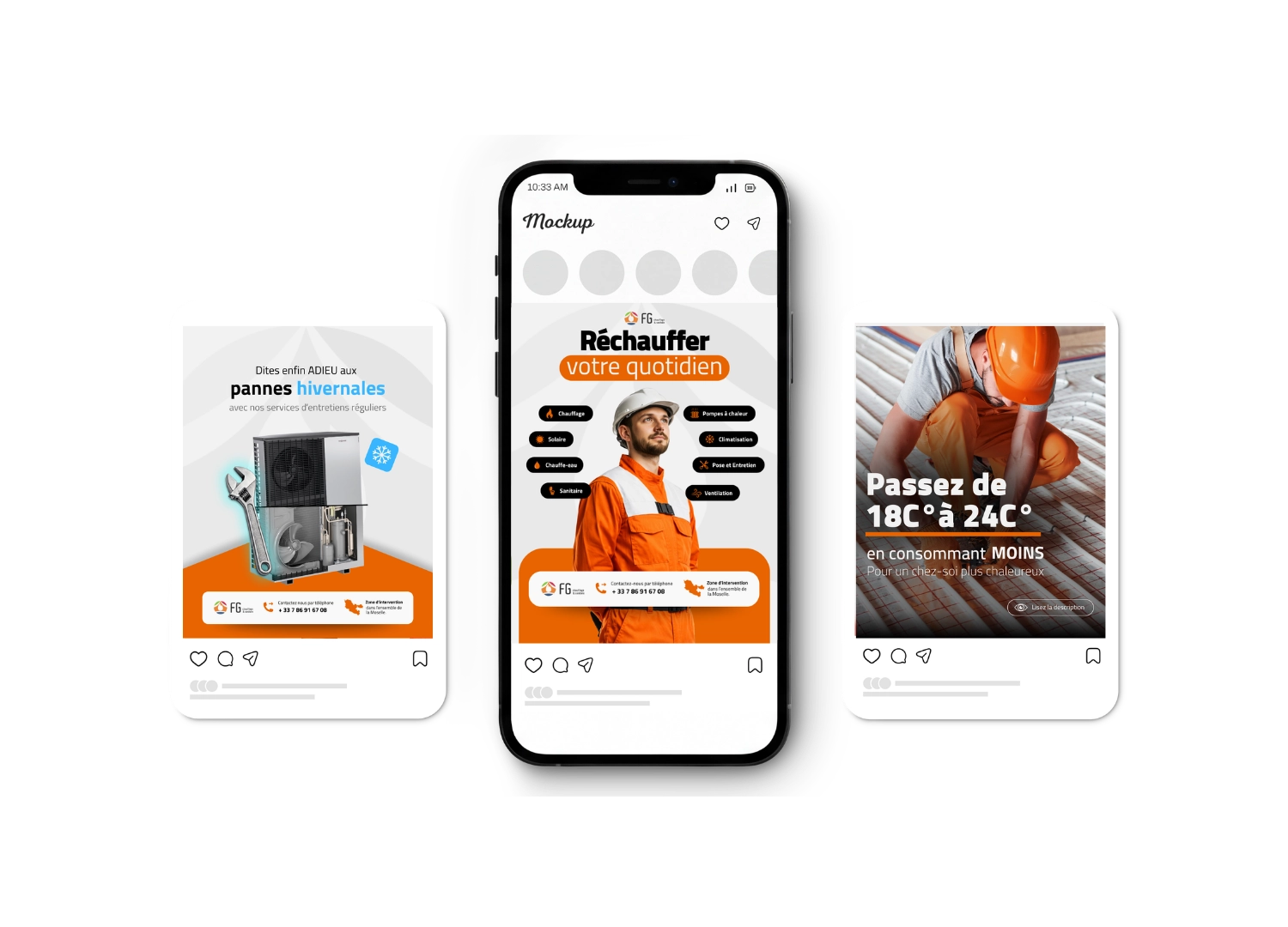 fg chauffage reseaux sociaux instagram