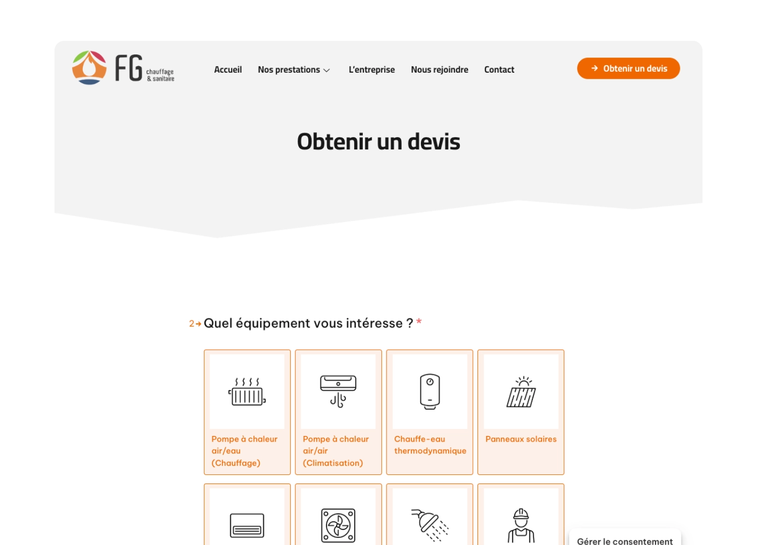 obtenir un devis